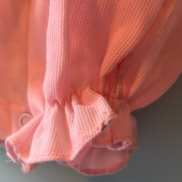 Vintage Mini Togs Pink Peekaboo Kitty Shortalls - Picture 4 of 7